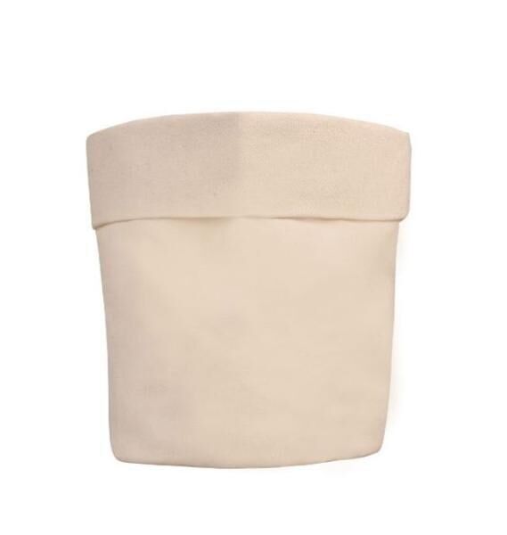 Pochon en coton écru - 17x14cm