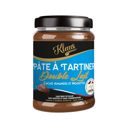 PATE A TARTINER CHOCOLAT LAIT ET PRALINE KLAUS 220G