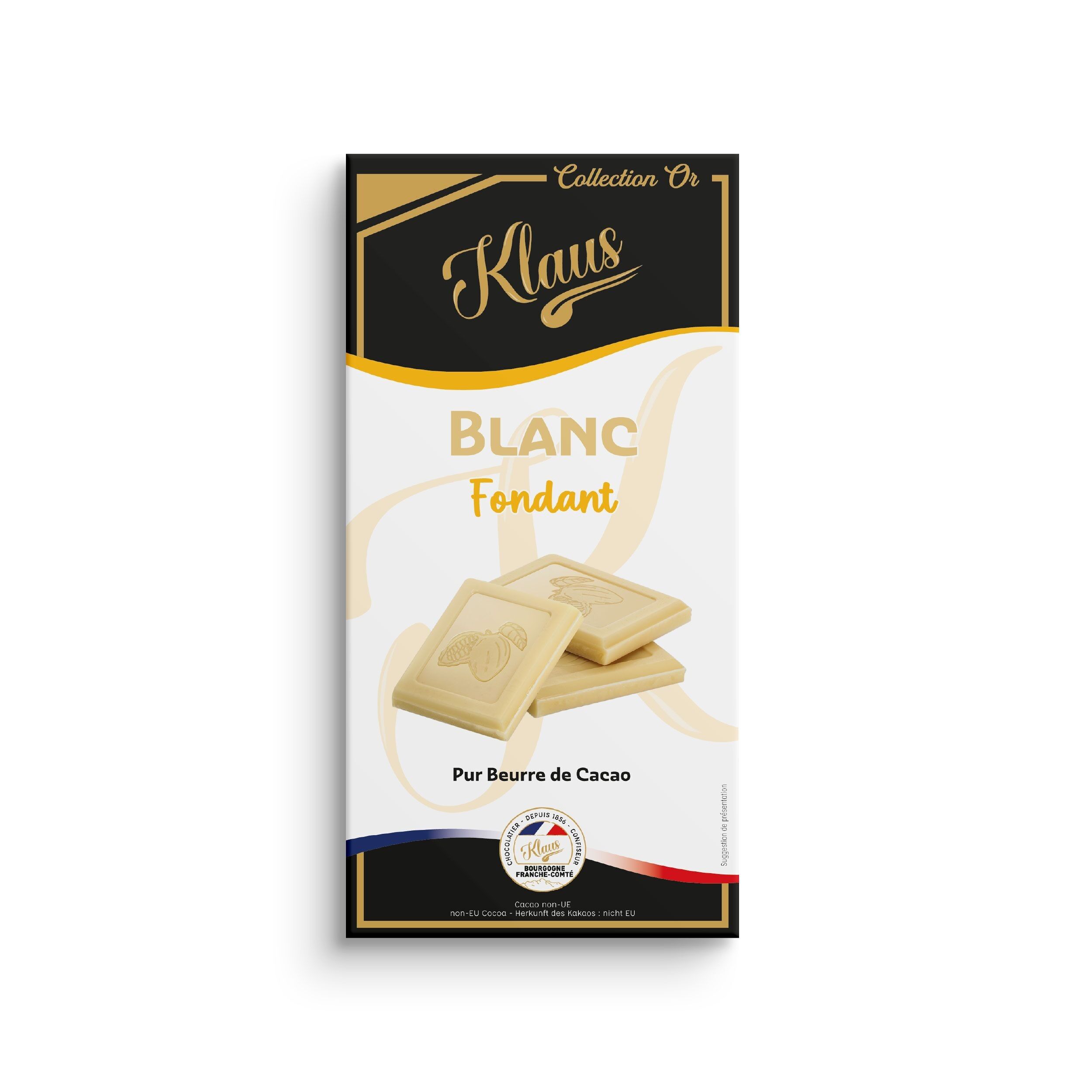TAVOLETTA DI CIOCCOLATO BIANCO KLAUS 100G
