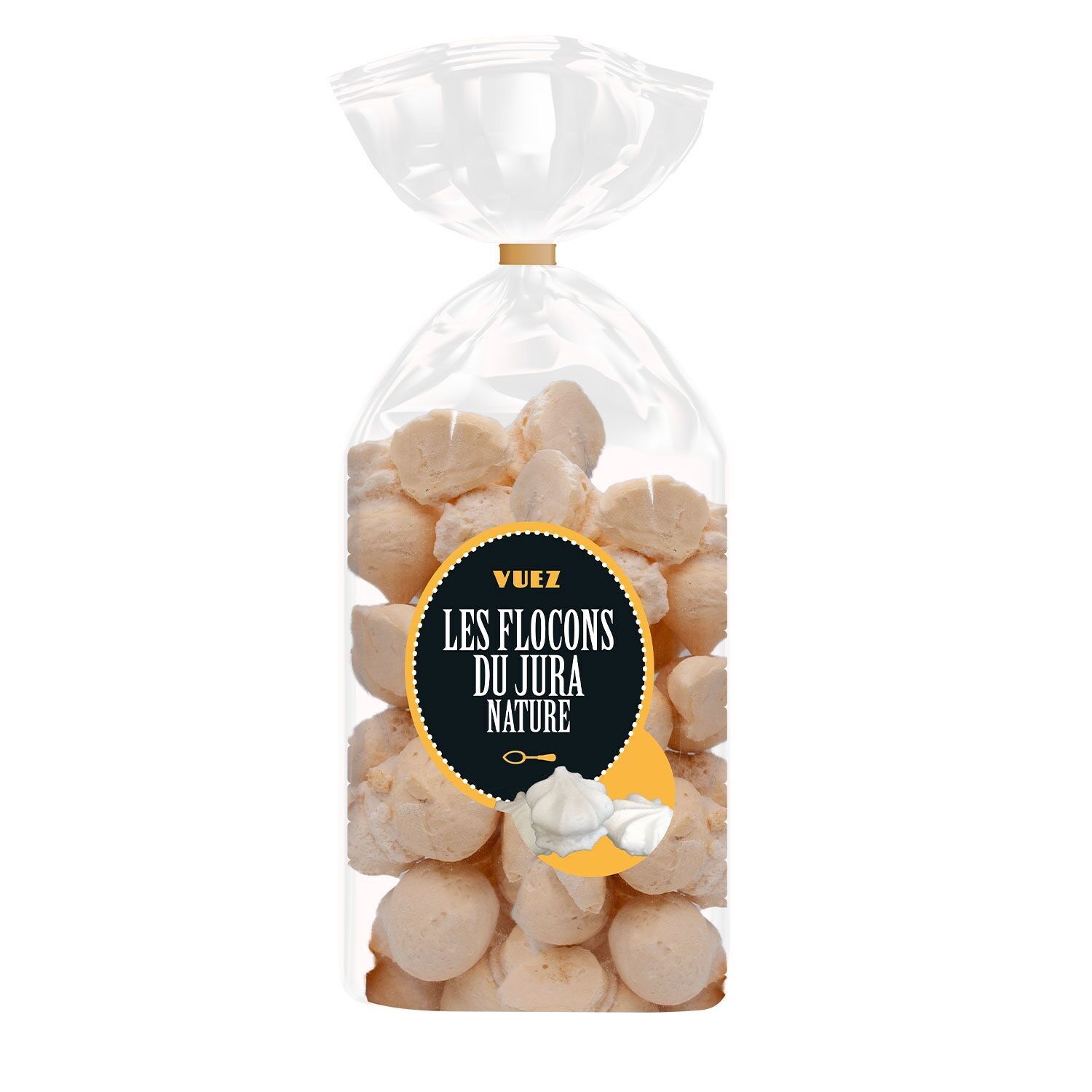 PLAIN MERINGUES "JURA FLAKES" VIEW 100G