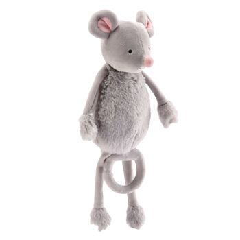 Peluche boite à musique Noémie la souris 3