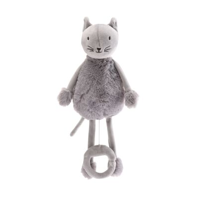 Plush music box Oscar the cat