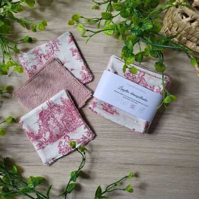 lot 6 lingettes démaquillantes