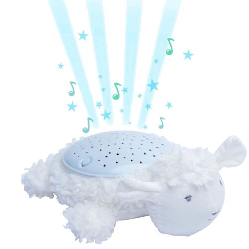 Peluche Projecteur musical Siméon le mouton - Veilleuse