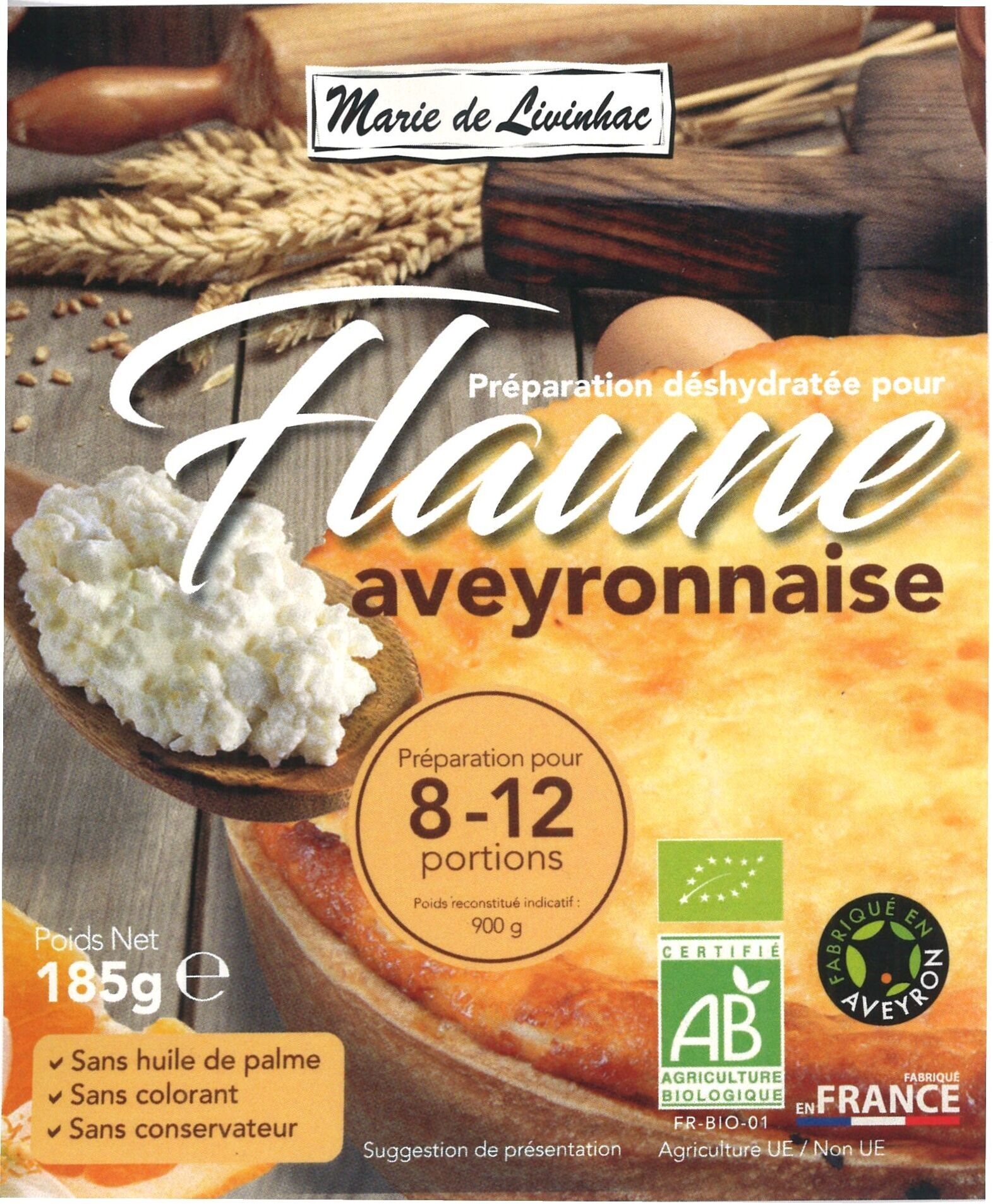 Il flaune dell'Aveyron 8-12 parti La Vérité biologico