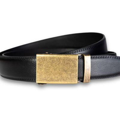 Ceinture Automatique Femme - Crow Black x Tiny Gold