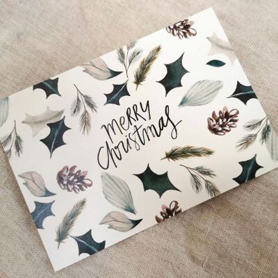 Tarjeta de felicitación "Feliz Navidad"