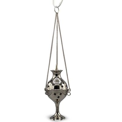 Chrome Hanging Incense Holder (12.5cm)
