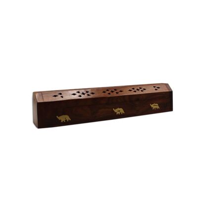 Green Tree Elephant Box Incense Holder