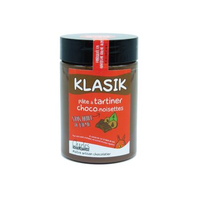 KLASIK 280g - Crema spalmabile al latte e nocciole