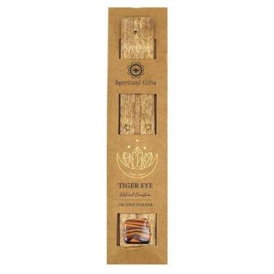 Porta incenso Occhio di Tigre Set 6 pz