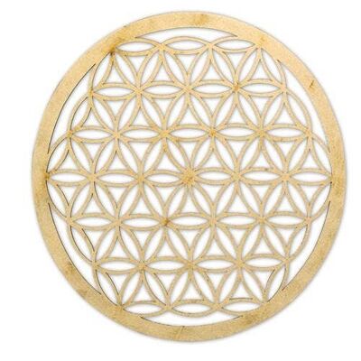 Porta incenso Lcw Fiore della vita 20 cm Set di 2 pezzi