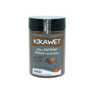 KIKAWET 280g - Pâte à tartiner choco-cacahuètes
