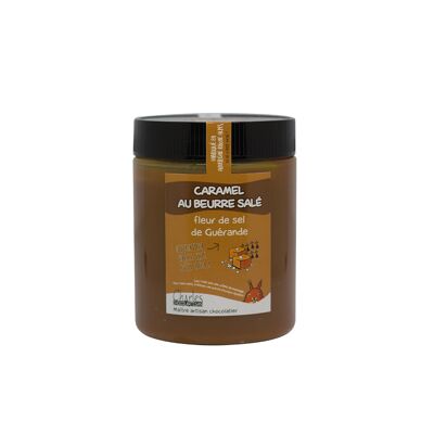 CARAMEL 570g
 caramel au beurre salé et Fleur de Sel de Guérande