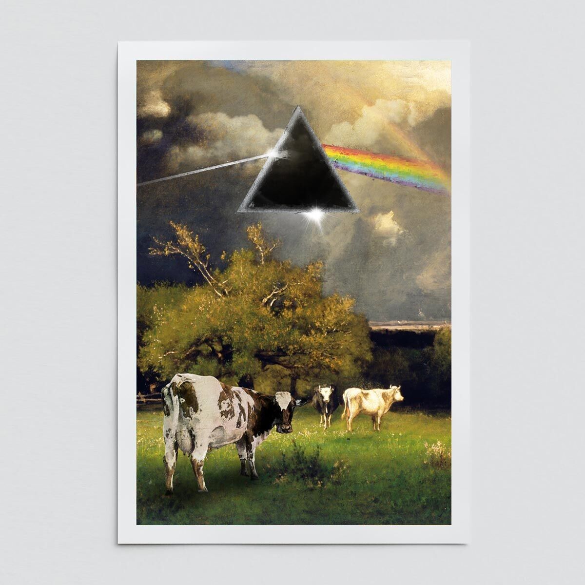 Stampa d'arte tributo ai Pink Floyd