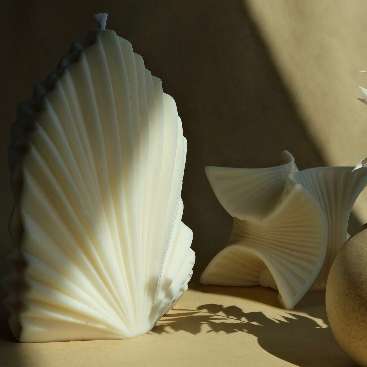 Vela decorativa de cera de soja - Palmera