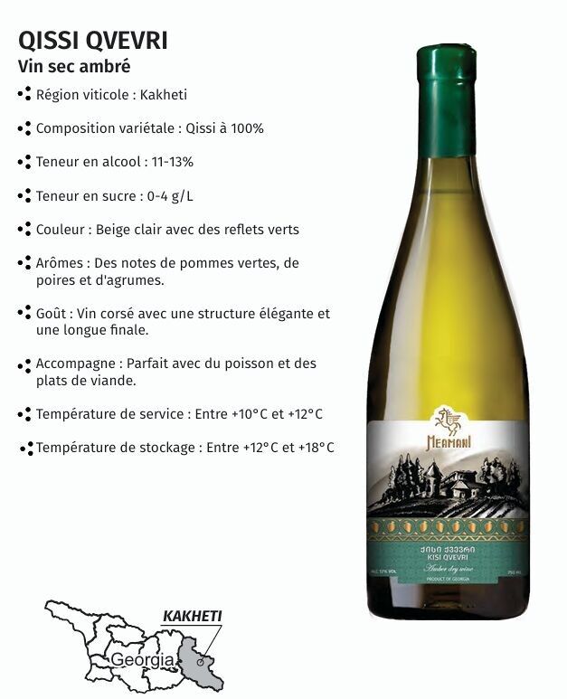 Kisi Qvevri – Vino Blanco Tradicional de Georgia 75cl