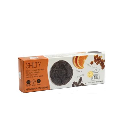 Ghilty VEGAN - Biscotto al Cacao aromatizado con Scorza d'Arancia,