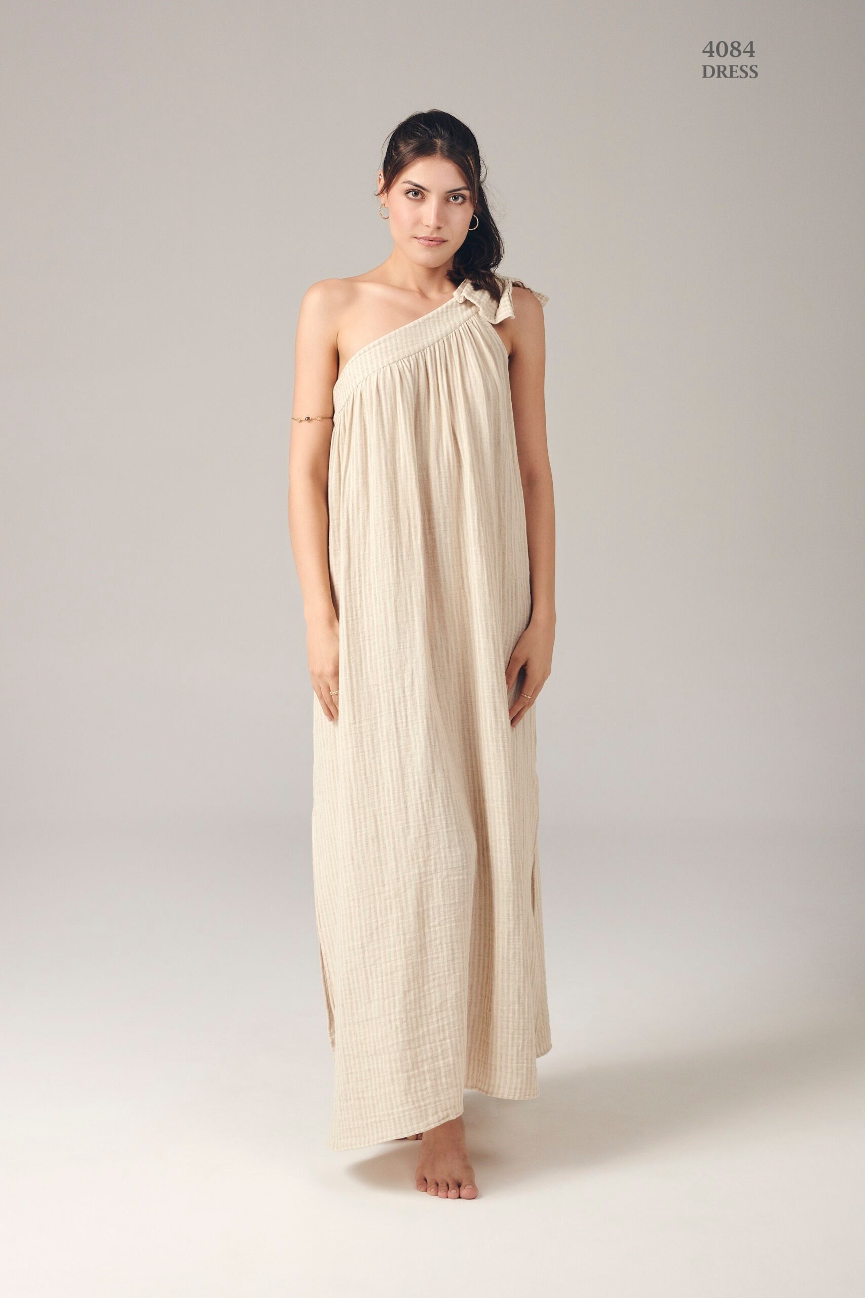 Abito lungo monospalla