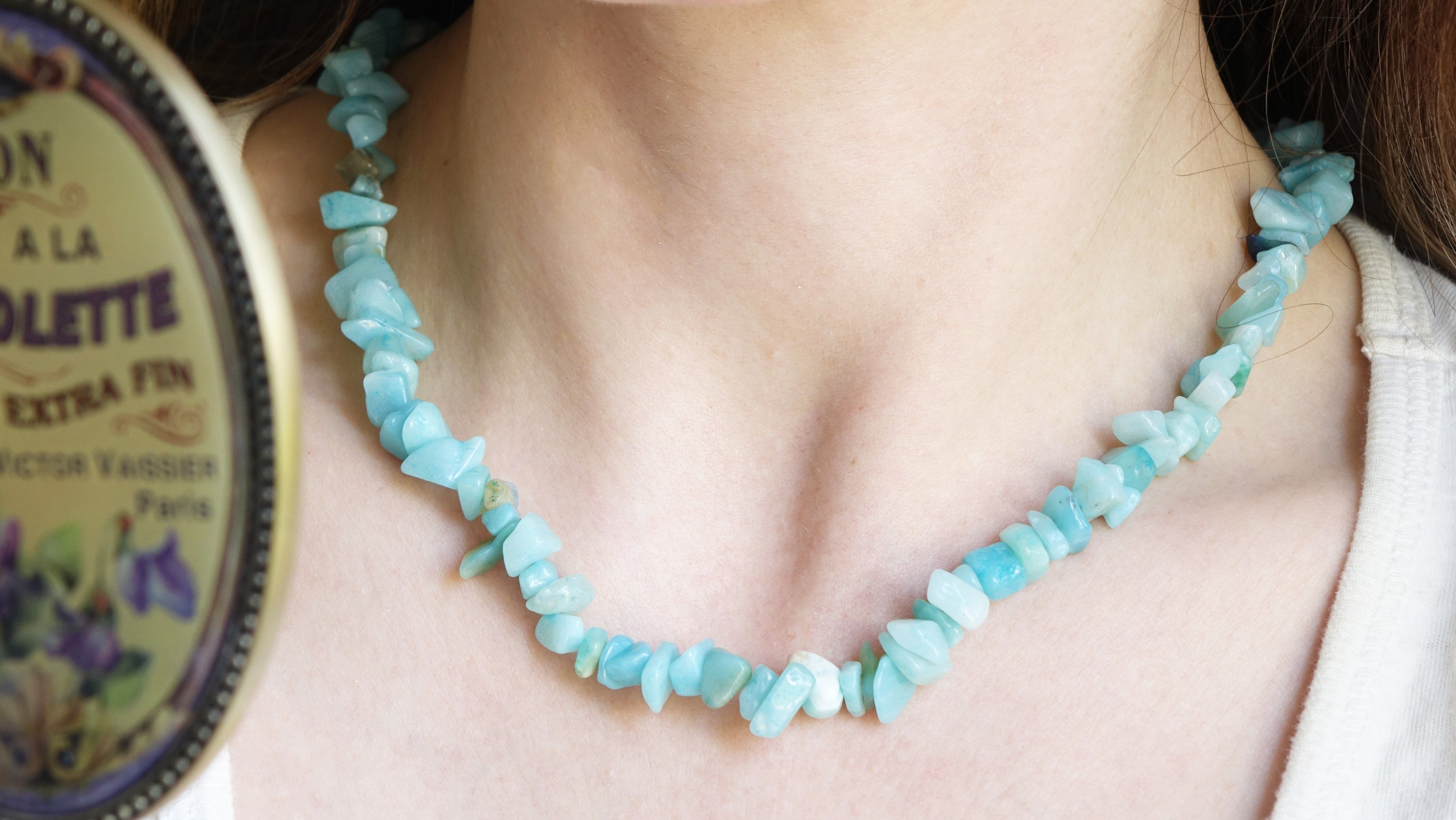 Crystal Chip Beaded Necklaces