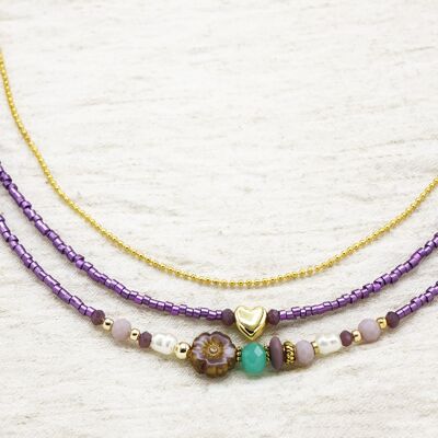 Collier de perles de style boho pour festival