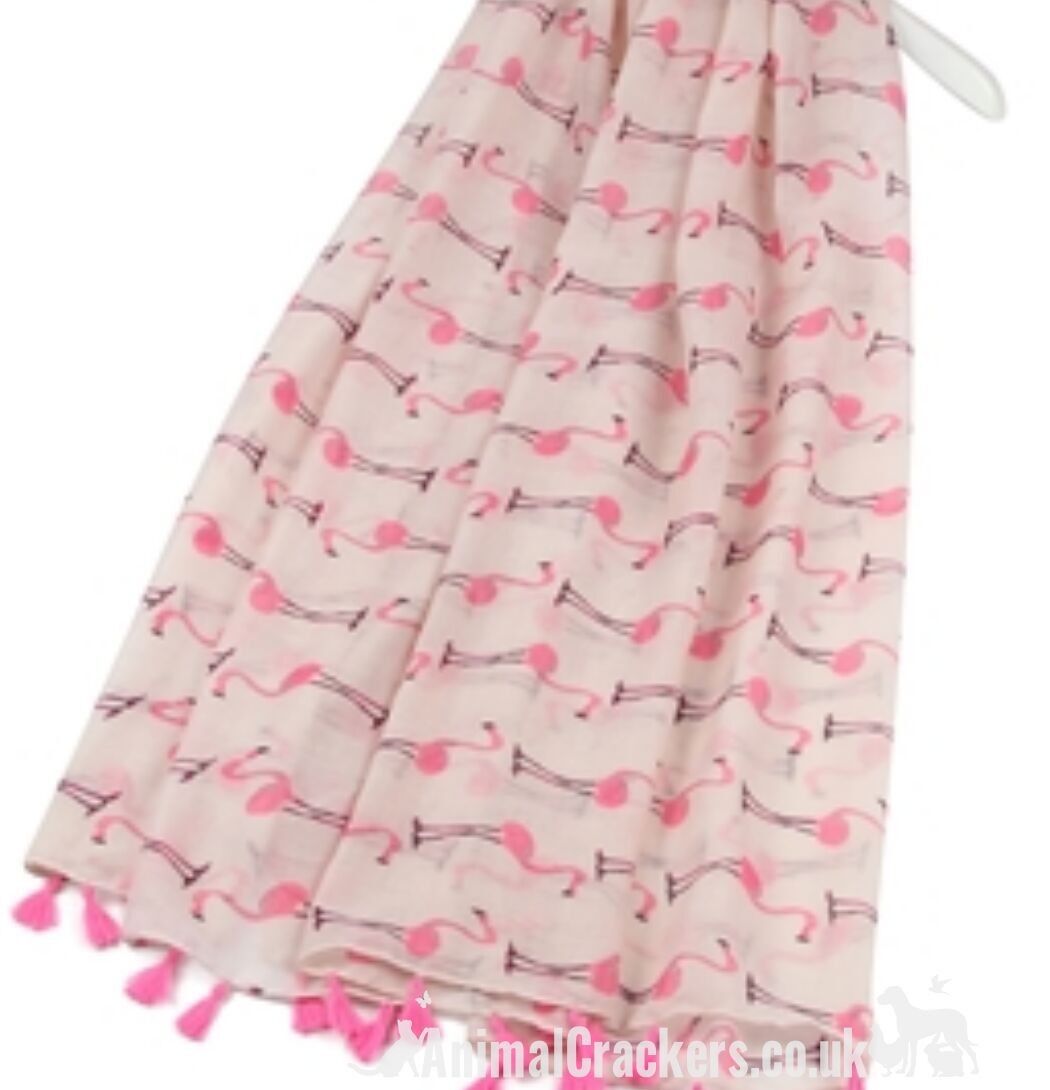 Foulard sarong à pampilles flamant rose pour femme en mélange de coton rose ou vert menthe