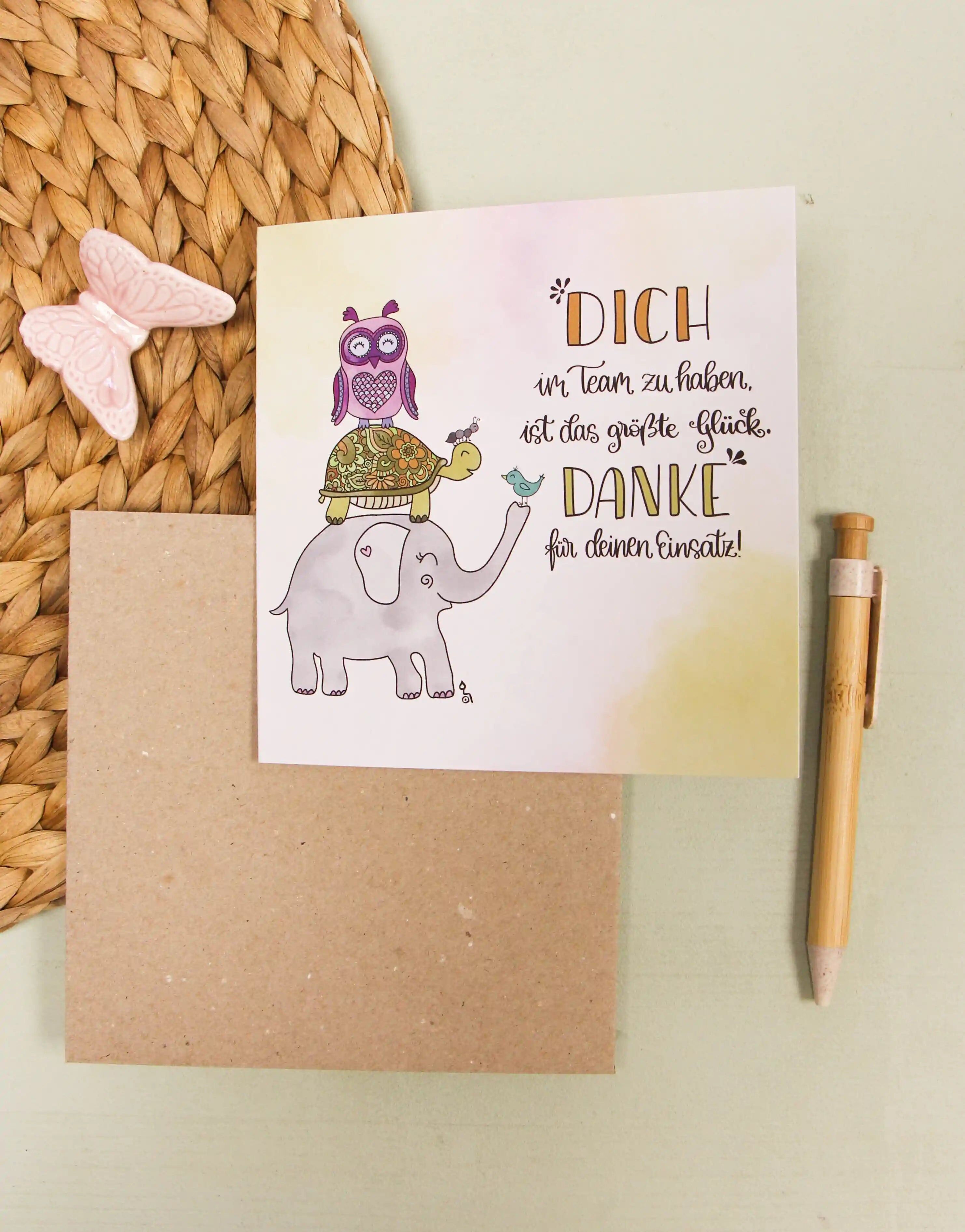 Biglietto pieghevole “Squadra”