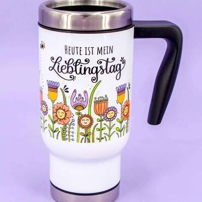 Taza de café para llevar “Día Favorito”