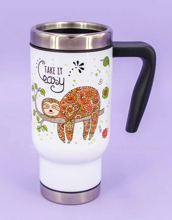 Mug café à emporter « Paresseux »