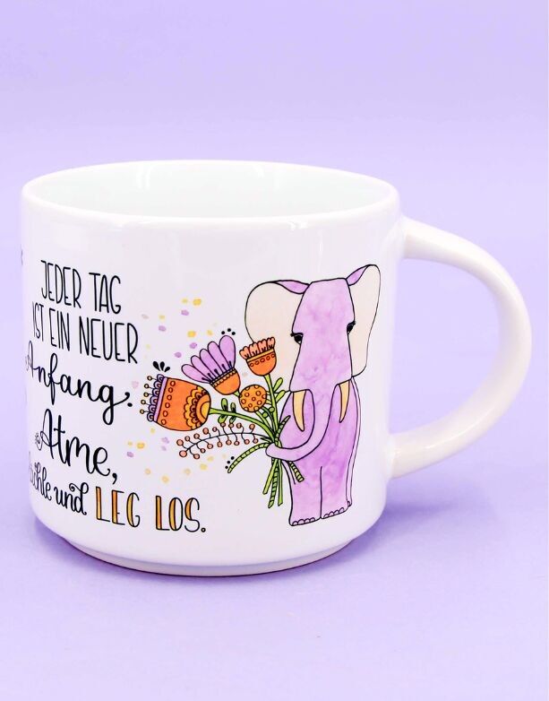 Bicchiere impilabile "Nuovo inizio"