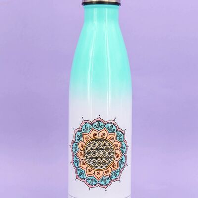 Botella para beber "Flor de la Vida"