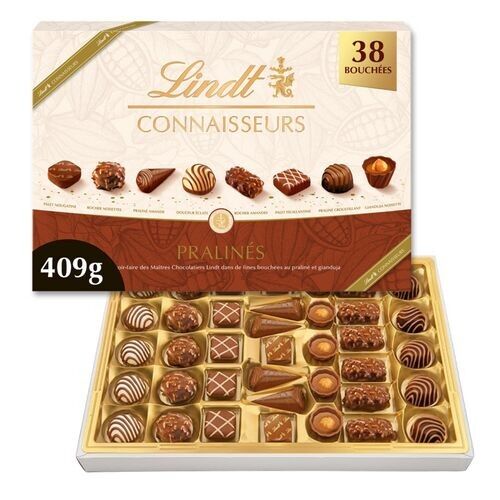 Caja surtida Lindt Praliné Connoisseurs 409g