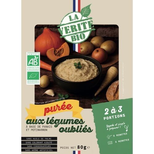 Puré de verduras olvidadas 2-3 partes La Vérité Bio