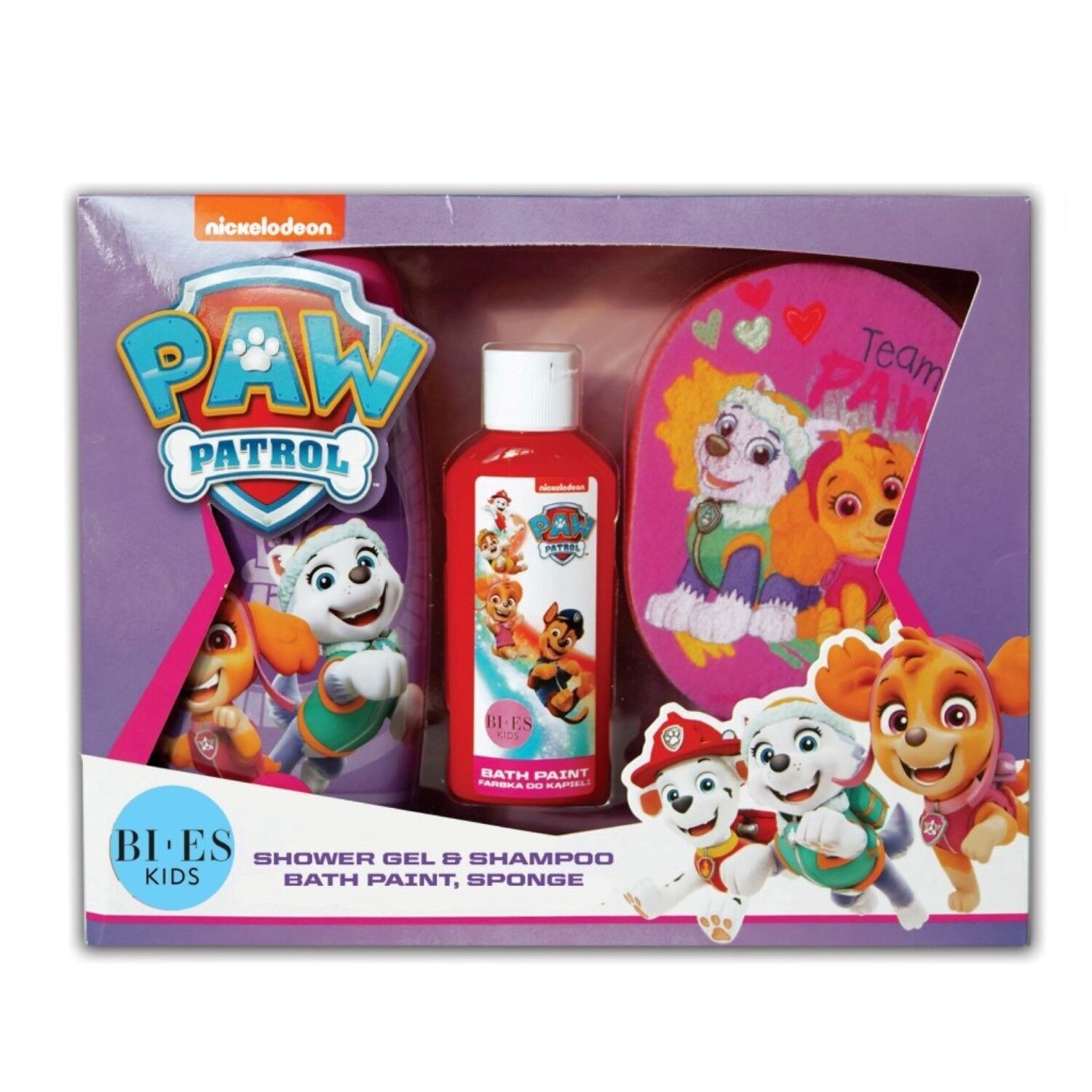 Paw Patrol - Set de baño para niña