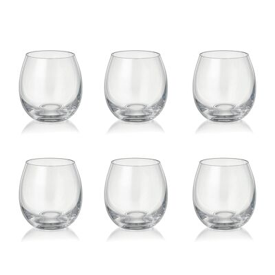 Vasos de agua bajos Peony de 380 ml - Juego de 6