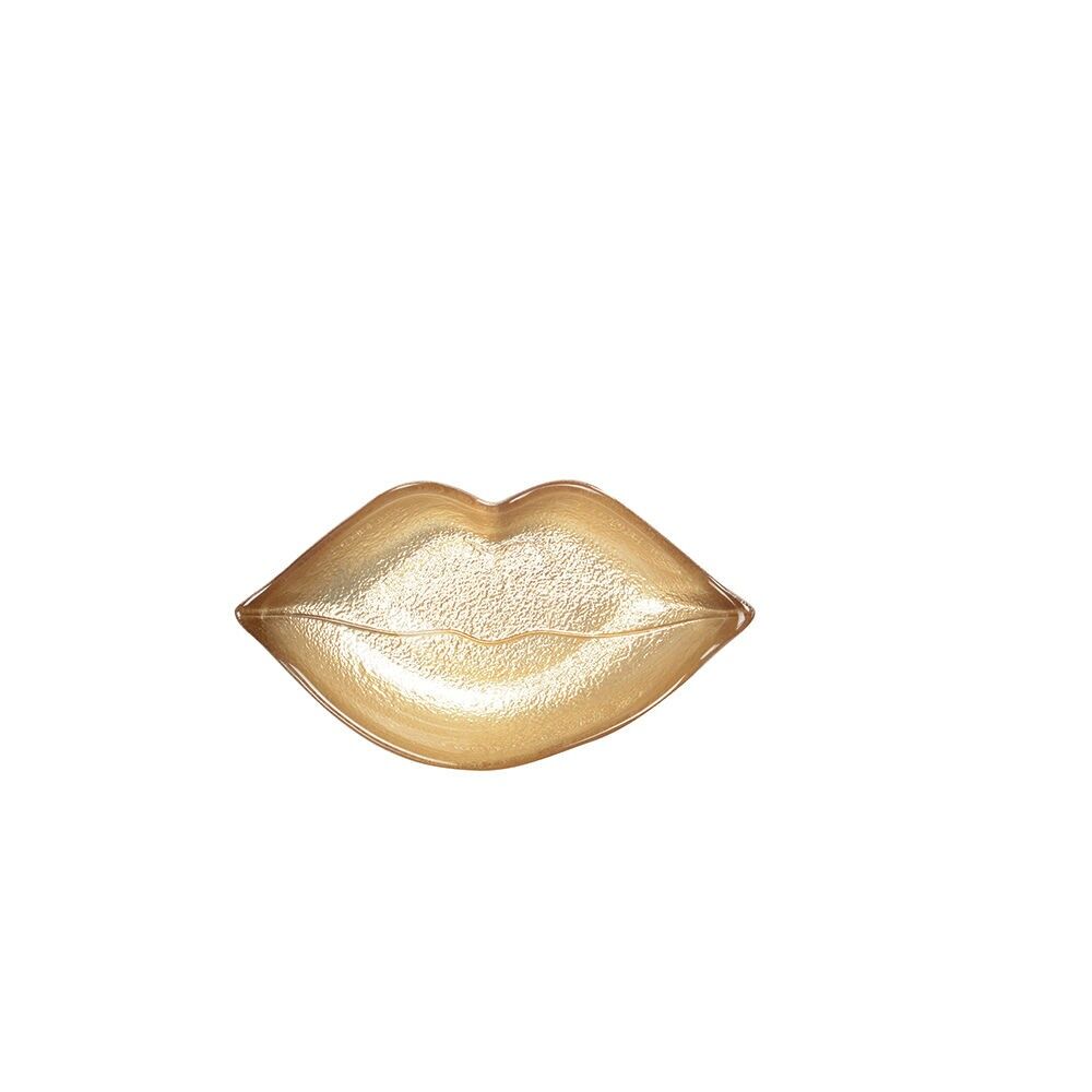 Shiny gold mouth cup 17.5x4x4cm