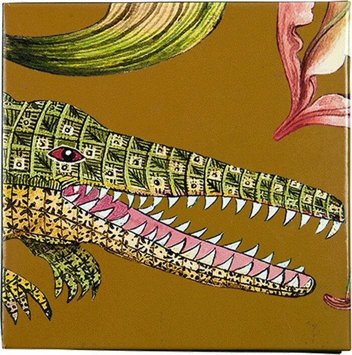 Dessous de verre Flame Lily Swamp, bleu ou orange