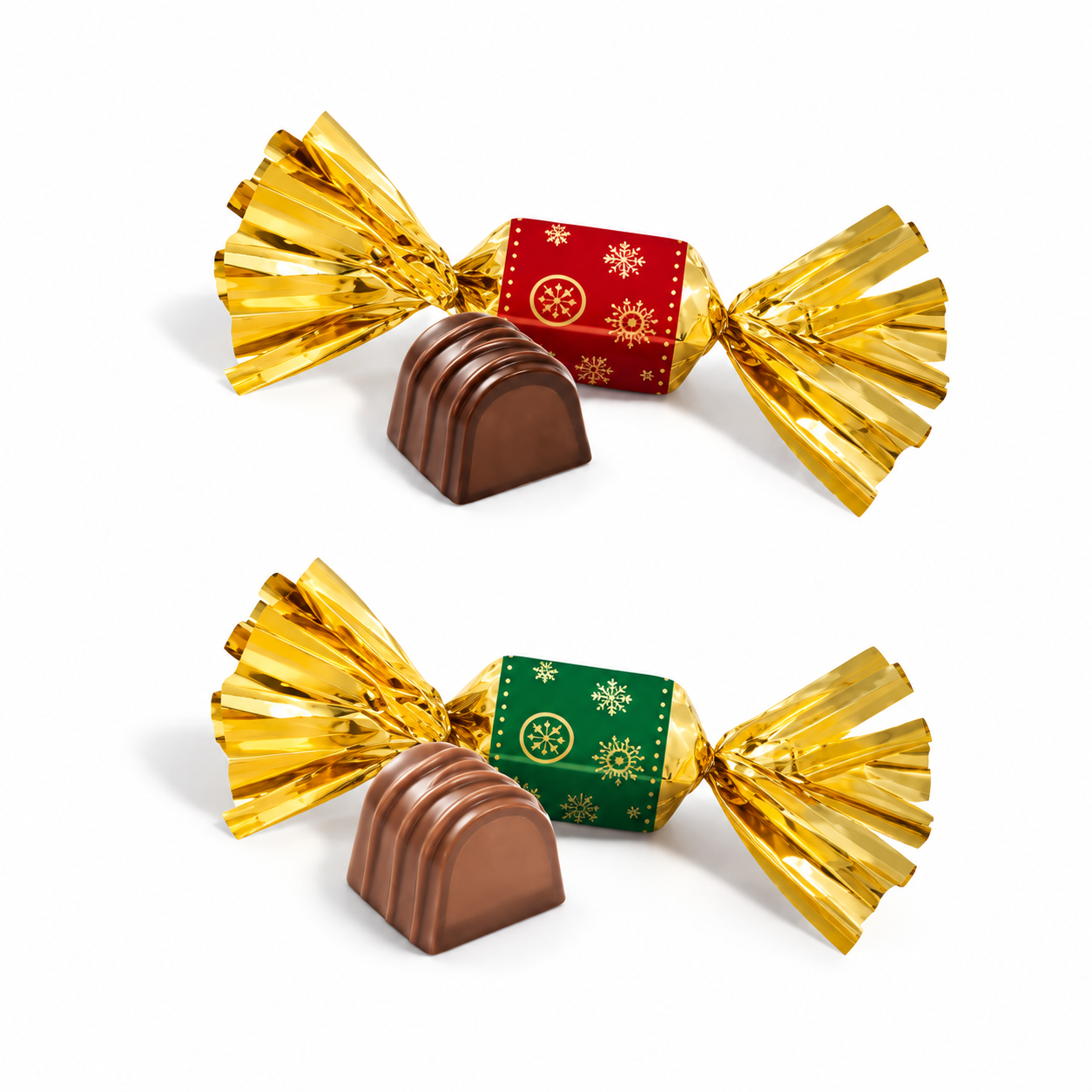 Assortment of milk and dark praline papillotes, 12g - 4.6kg