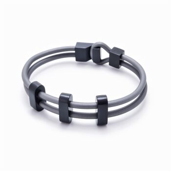 Bracelet binôme – trois ovales 2