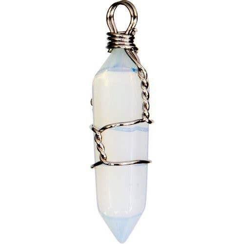 ciondolo wire wrap-opalite