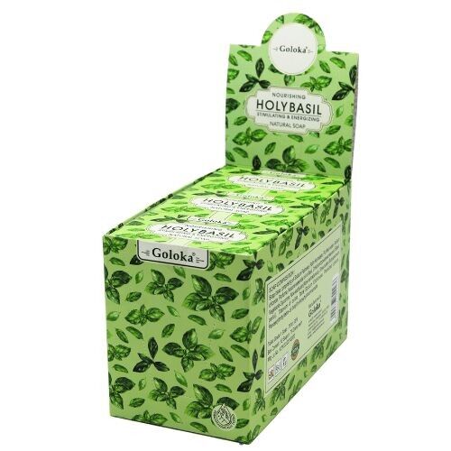 Sapone Naturale al Basilico Goloka 12 pz