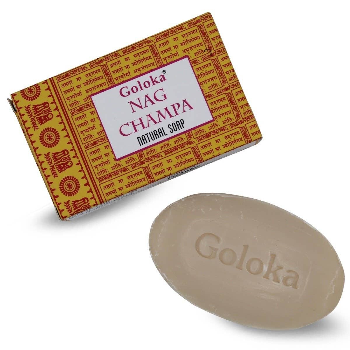 Sapone naturale Goloka Nag Champa 75 grammi 12 pezzi