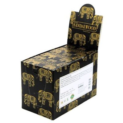 Goloka Jabón Natural Sándalo 12uds
