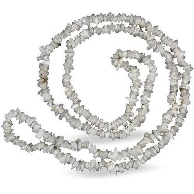 Chips Stones Necklace White Agate