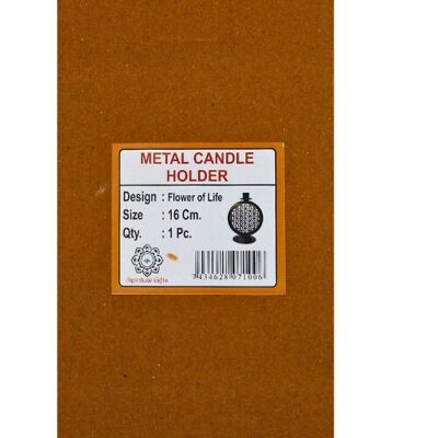 Candelabro Flor de la Vida 6.5x5 cm