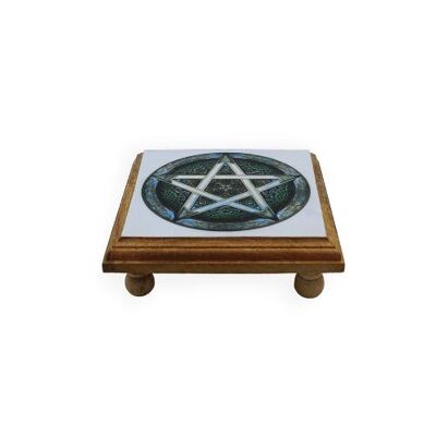 Mini table d'autel pentagramme