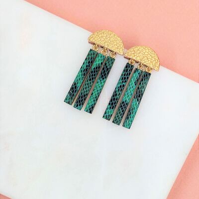 Boucles d'oreilles chacha serpent