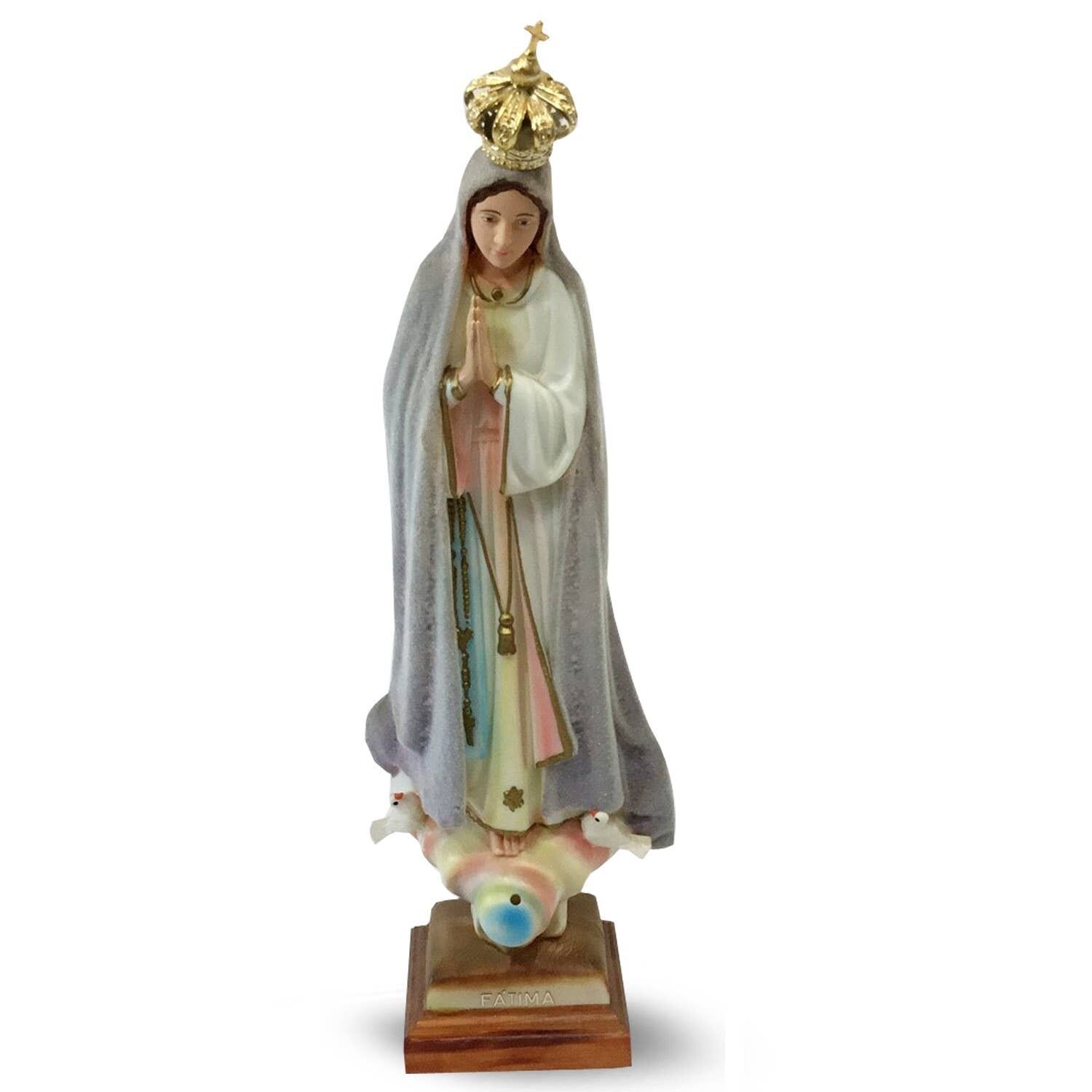 Maria Fatima met stoffen jas 40 cm