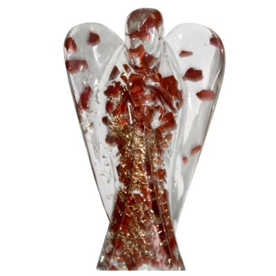 FIGURINE ANGELI ORGONE-GIASPRO ROSSO