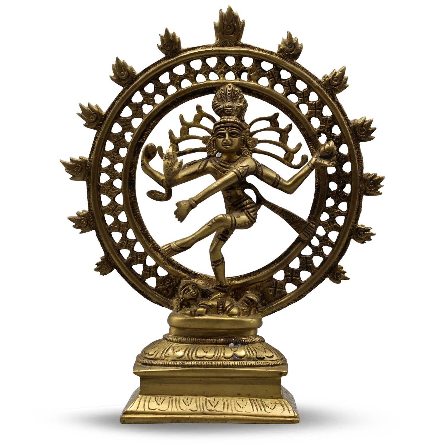 Natraj Dancing Doppio Anello (Finitura Oro Marrone) 9"